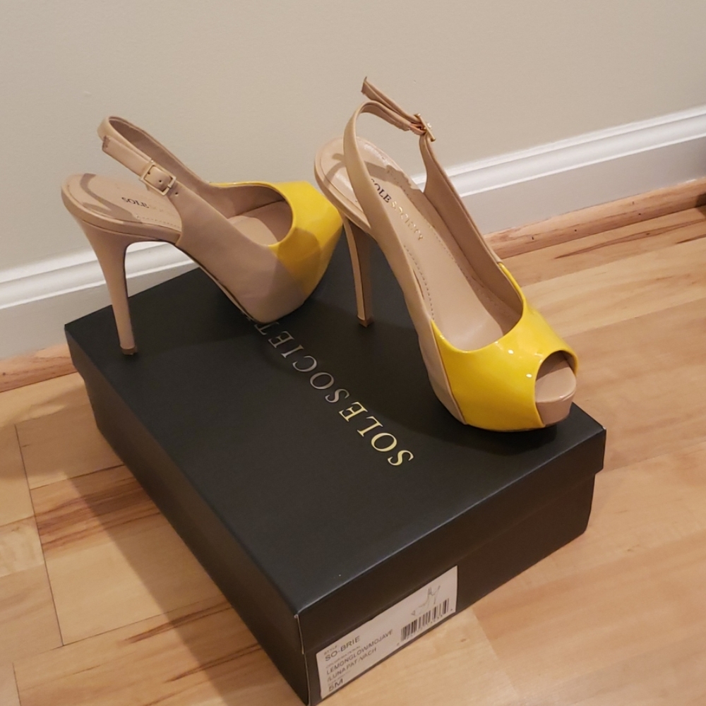 Sky high platform heels